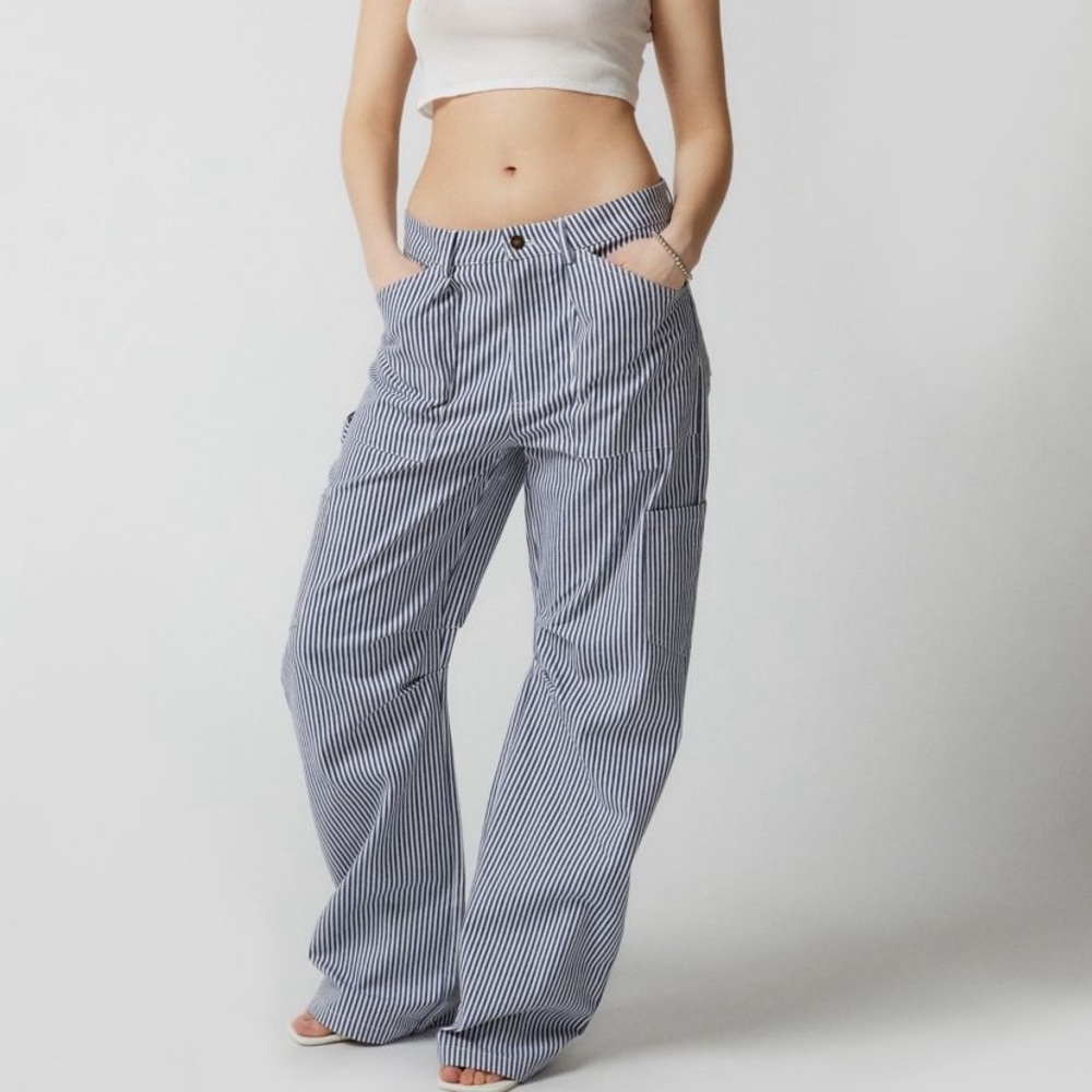 Lioness Blue Striped Pants